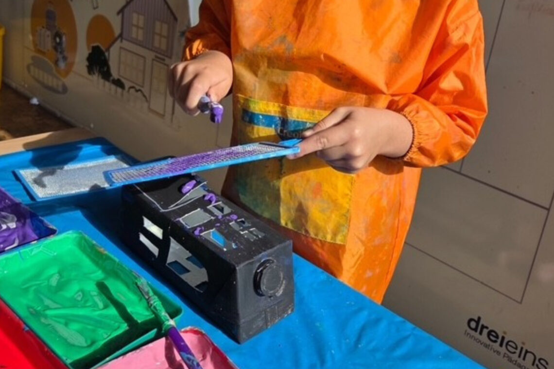 dreieins Kindertagesstätte Aachen - Laternen-Recycling