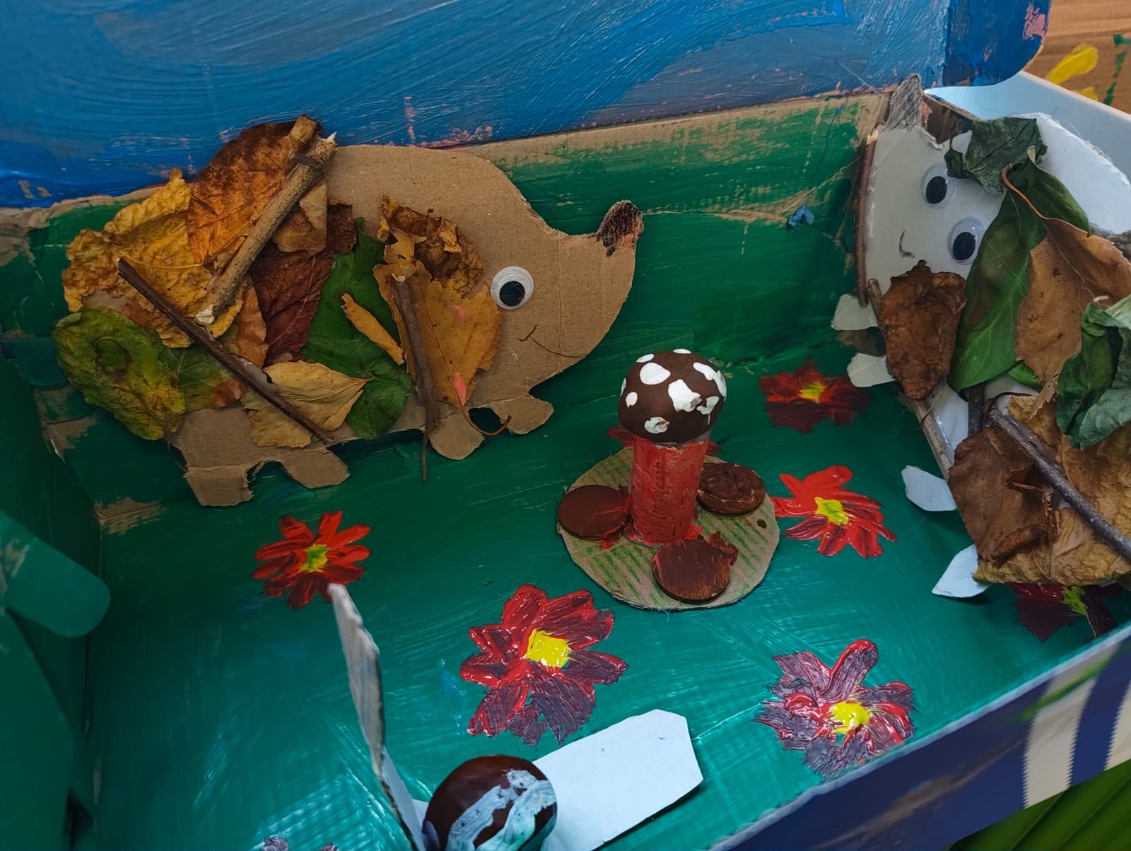 dreieins Grundschule Aachen Bastelprojekt