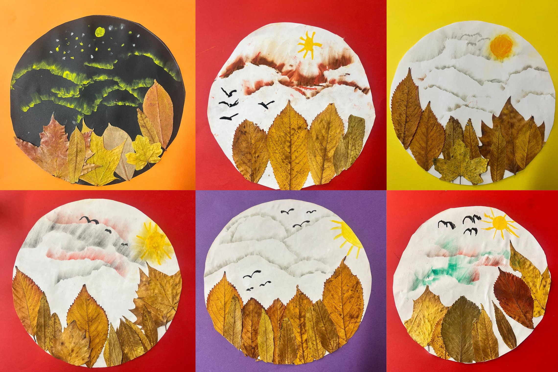 dreieins Grundschule Berlin-Kaulsdorf - Blätterkunst