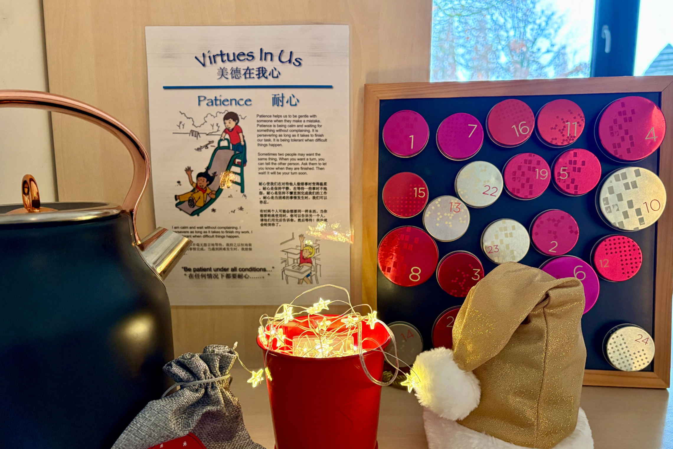 bilinguales Adventsprojekt: Materialien für eine Tea-Time und Sprachanlässe