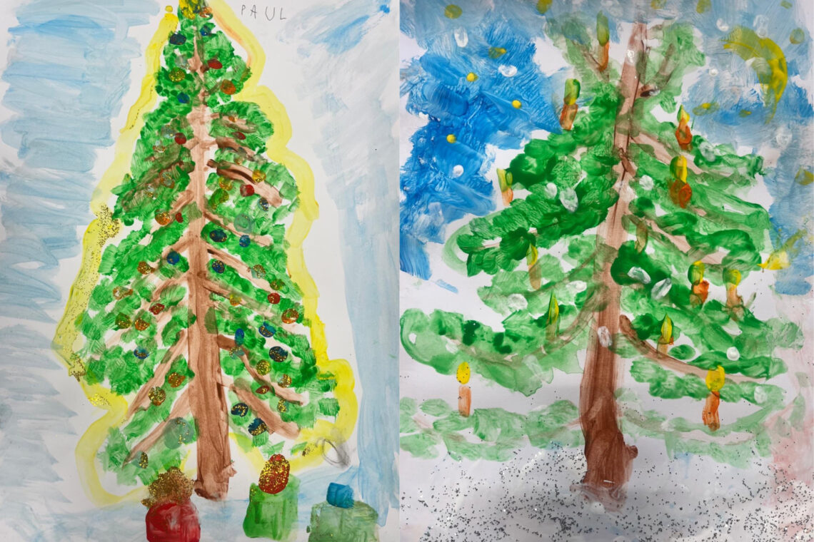 dreieins Grundschule Berlin-Kaulsdorf - Weihnachtsbäume