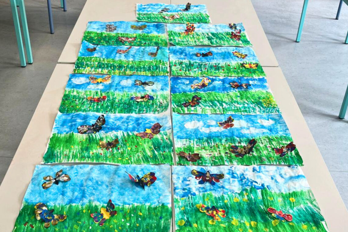dreieins Grundschule Berlin-Kaulsdorf - Kunstwerke im Klassenraum