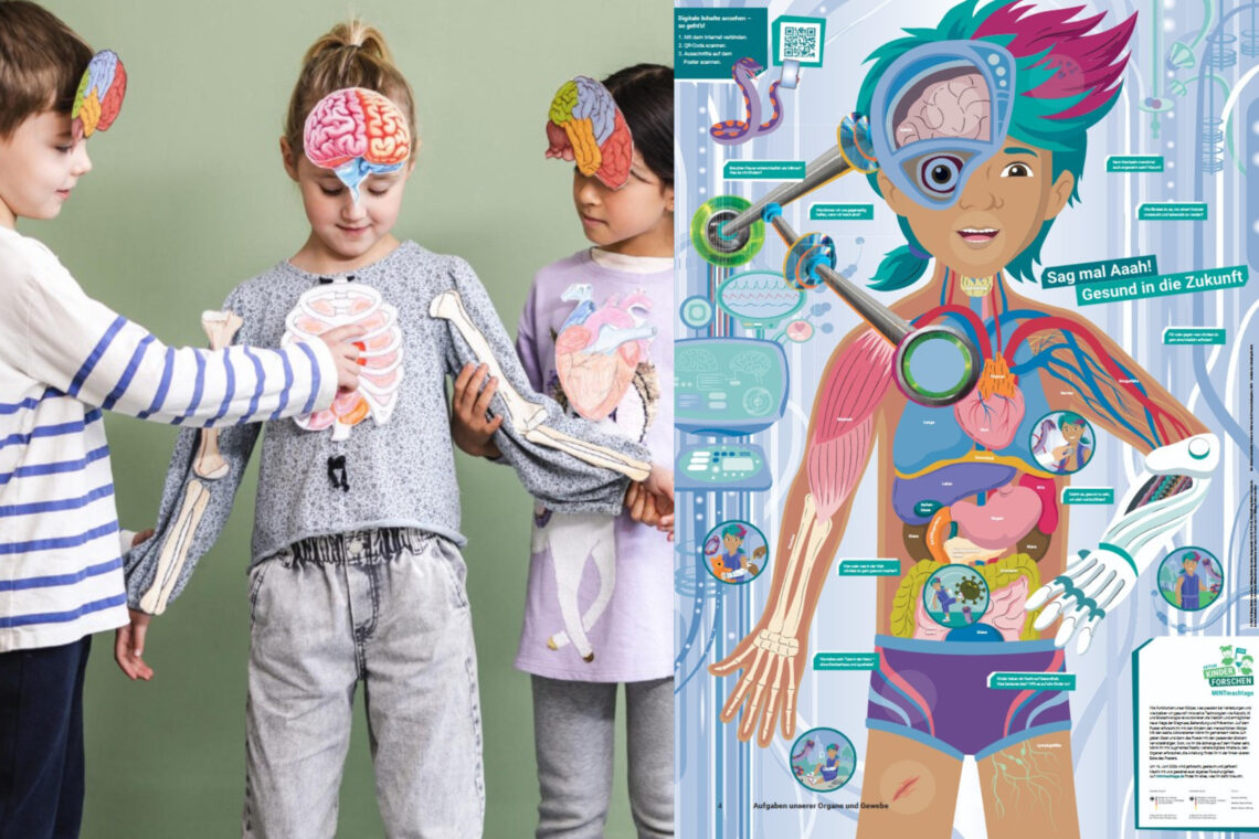 dreieins bilinguale Kindertagesstätte Berlin-Kaulsdorf - Material der Stiftung Kinder forschen