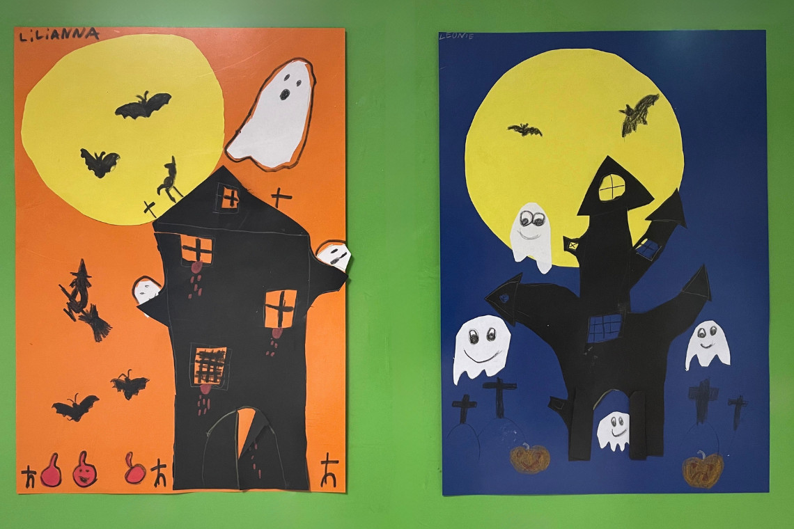 dreieins Grundschule Berlin-Kaulsdorf - Halloween-Stimmung in der Schule