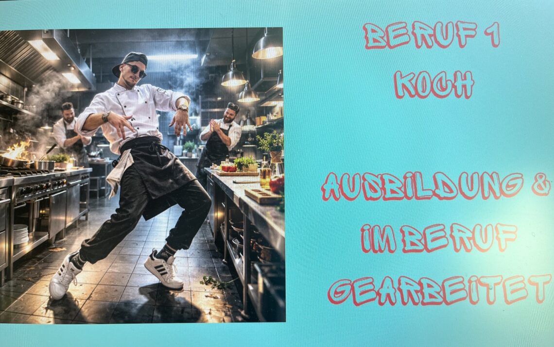 dreieins Grundschule Berlin-Pankow - Eltern stellen ihre Berufe im Sachunterricht vor - Koch dreieins Grundschule Berlin-Pankow - Eltern stellen ihre Berufe im Sachunterricht vor - Koch