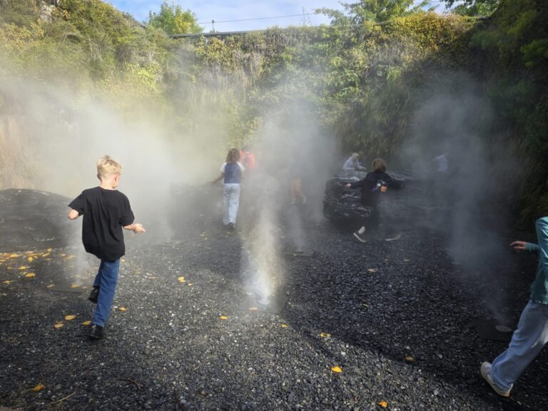 dreieins Grundschule Pankow Wandertag - Wasserspaß in den Gärten der Welt