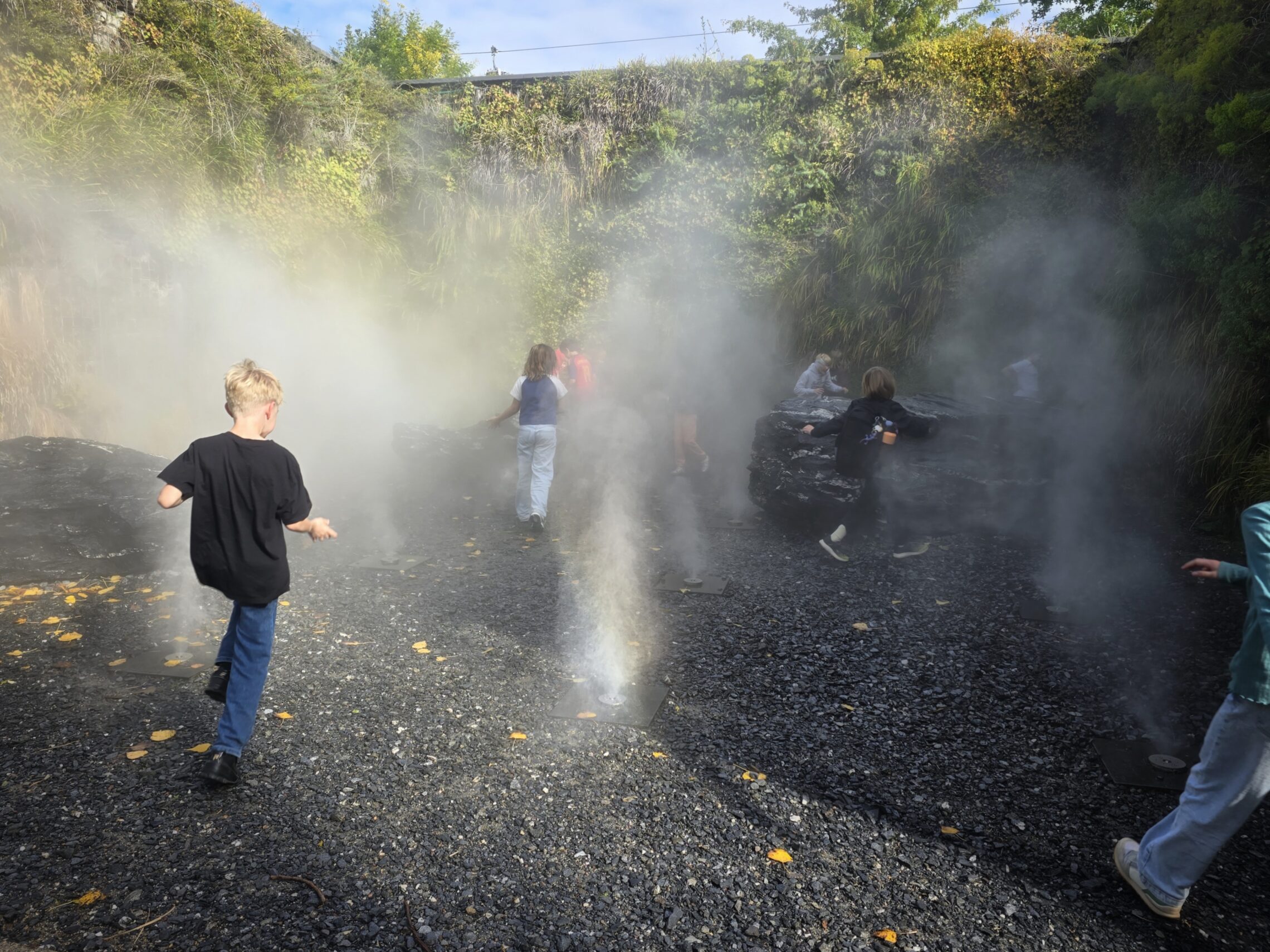 dreieins Grundschule Pankow Wandertag - Wasserspaß in den Gärten der Welt
