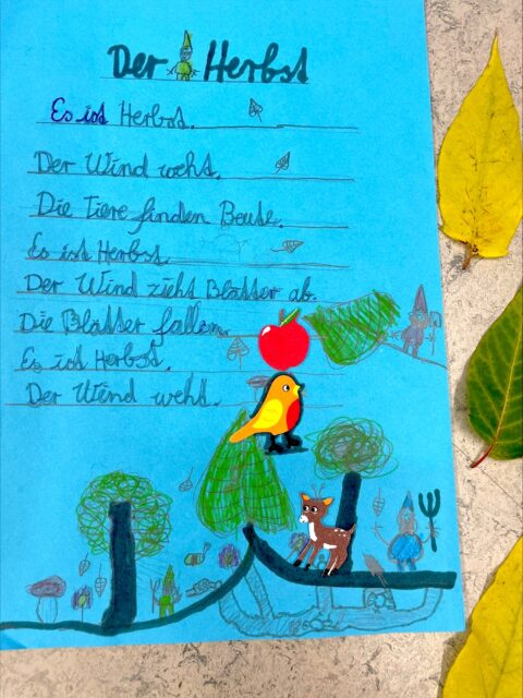 dreieins Grundschule Pankow Herbst Rondell 2