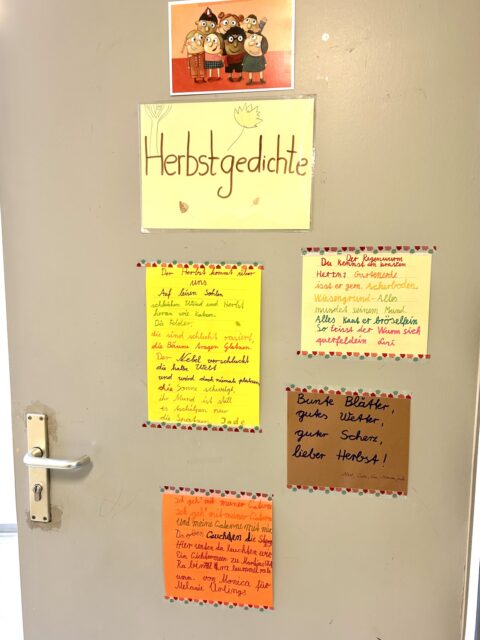 dreieins Grundschule Pankow Herbstgedichte